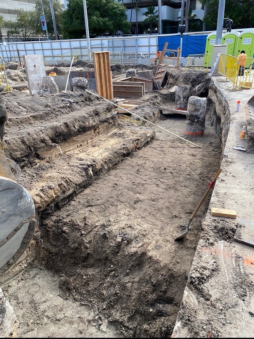 Foundation excavation project